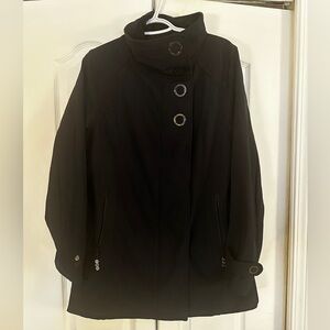 Lululemon Athletica Black Trench Coat